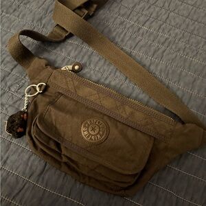 Kipling Dark Brown Belt Bag